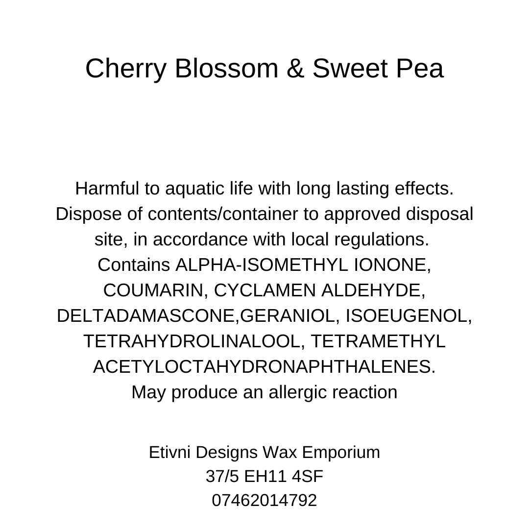 Cherry Blossom & Sweet Pea