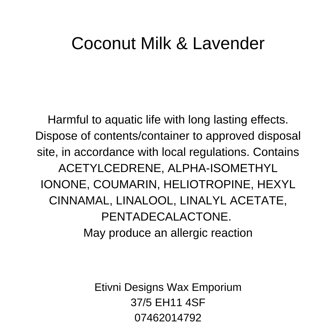 Coconut Milk & Lavender